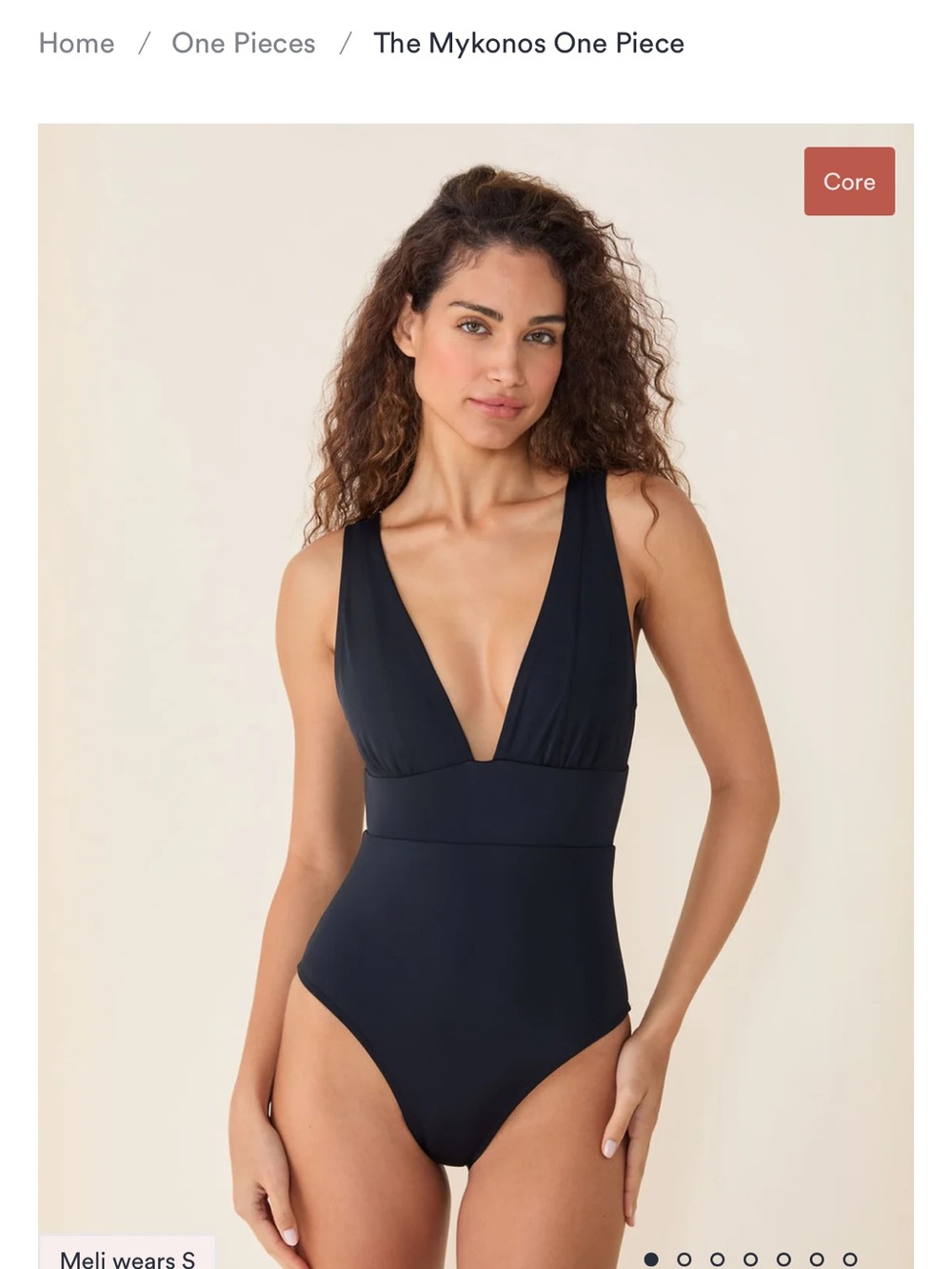 Andie Mykonos One-Piece Swimsuit — Black